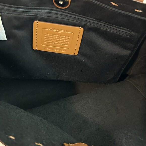 new Coach F58660 Derby Tote Saddle brown leather bag - Picture 6 of 7